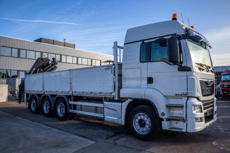 MAN TGS 35.420 BL-8X4-4 +HIAB 188 E-2 - Camião de caixa aberta/ Plataforma, Camião grua: foto 2 MAN TGS 35.420 BL-8X4-4 +HIAB 188 E-2 - Camião de caixa aberta/ Plataforma, Camião grua: foto 2
