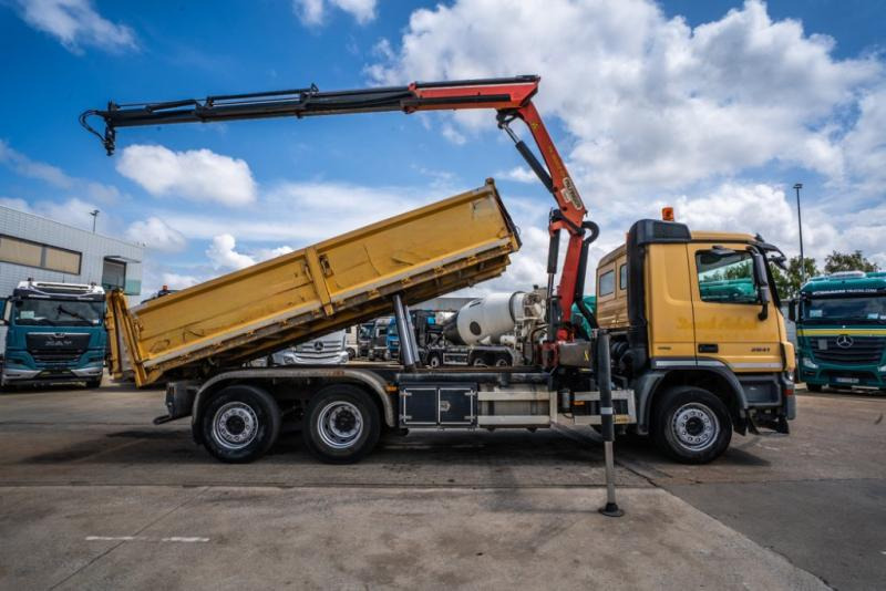 Mercedes ACTROS 2641-MP3-6x2-4+ PK 18 T/m/3XHydr. - Camião basculante, Camião grua: foto 3 Mercedes ACTROS 2641-MP3-6x2-4+ PK 18 T/m/3XHydr. - Camião basculante, Camião grua: foto 3
