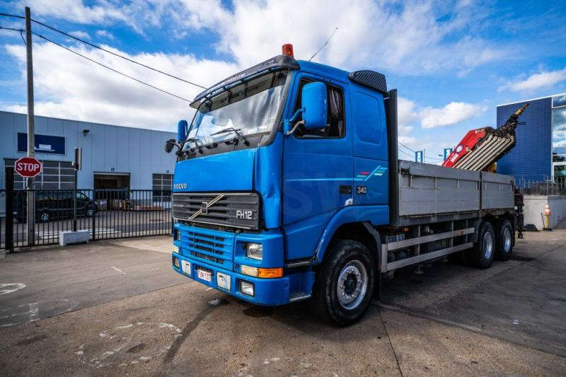 Volvo FH 12-340 - HMF 2420 K6 (2012) - Camião de caixa aberta/ Plataforma, Camião grua: foto 1 Volvo FH 12-340 - HMF 2420 K6 (2012) - Camião de caixa aberta/ Plataforma, Camião grua: foto 1