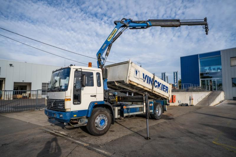 Volvo FL 619 - PK 9501 - Camião basculante, Camião grua: foto 1 Volvo FL 619 - PK 9501 - Camião basculante, Camião grua: foto 1
