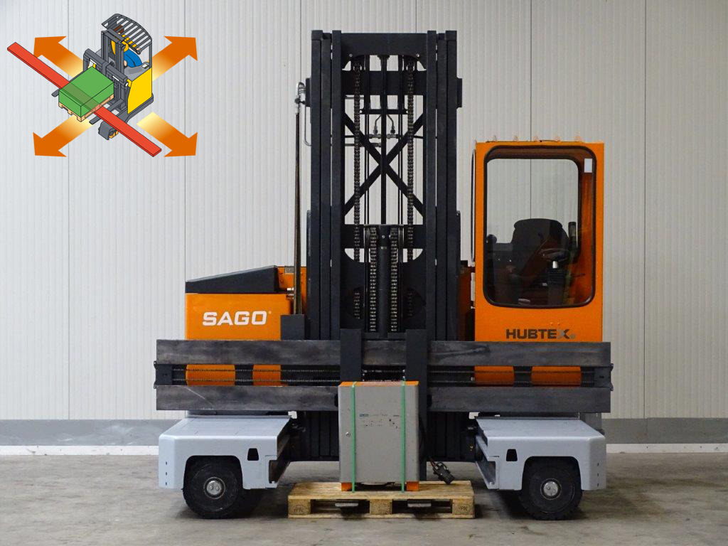 Hubtex MQ45 - TRIPLEX - Empilhador de 4 vias: foto 1 Hubtex MQ45 - TRIPLEX - Empilhador de 4 vias: foto 1