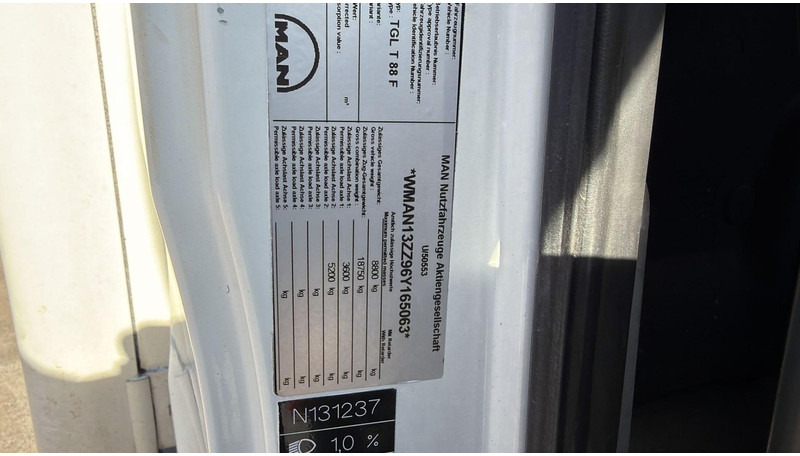 Camião furgão MAN TGL 8.180 (MANUAL GEARBOX / BOITE MANUELLE / CAMION BELGE / BELGIAN TRUCK): foto 15 Camião furgão MAN TGL 8.180 (MANUAL GEARBOX / BOITE MANUELLE / CAMION BELGE / BELGIAN TRUCK): foto 15