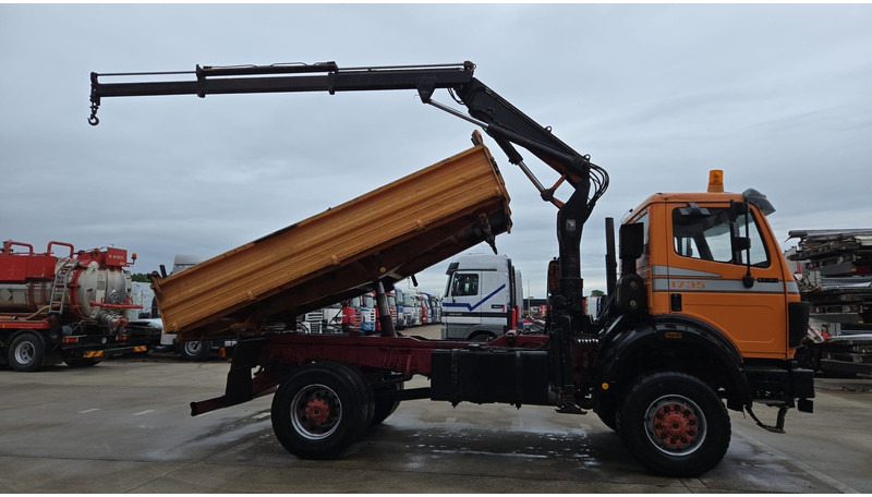 Mercedes-Benz SK 1735 (V8 2X TURBO / 4X4 / PARFAIT ETAT !!!! / GRUE / LAMES / GRAND PONT / TOP CONDITION !!!) - Camião basculante, Camião grua: foto 4 Mercedes-Benz SK 1735 (V8 2X TURBO / 4X4 / PARFAIT ETAT !!!! / GRUE / LAMES / GRAND PONT / TOP CONDITION !!!) - Camião basculante, Camião grua: foto 4