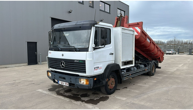 Mercedes-Benz SK 814 (BELGIAN TRUCK / HOOK / PERFECT CONDITION !!! / WITH CONTAINER / 363000 KM !!!! ) - Camião polibenne: foto 2 Mercedes-Benz SK 814 (BELGIAN TRUCK / HOOK / PERFECT CONDITION !!! / WITH CONTAINER / 363000 KM !!!! ) - Camião polibenne: foto 2