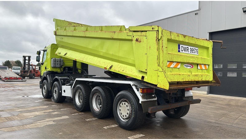 Camião basculante Renault KERAX 420 (10X4 / 43 TONNES !! / LAMES / GRAND PONT / STEEL SUSP. / MANUAL GEARBOX / BOITE MANUELLE): foto 10
