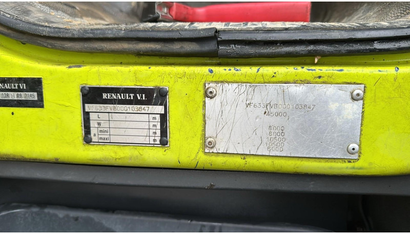 Camião basculante Renault KERAX 420 (10X4 / 43 TONNES !! / LAMES / GRAND PONT / STEEL SUSP. / MANUAL GEARBOX / BOITE MANUELLE): foto 11