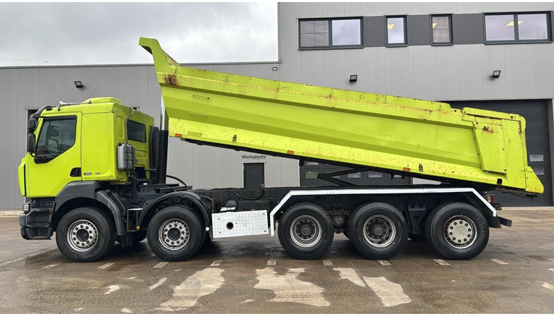 Camião basculante Renault KERAX 420 (10X4 / 43 TONNES !! / LAMES / GRAND PONT / STEEL SUSP. / MANUAL GEARBOX / BOITE MANUELLE): foto 7
