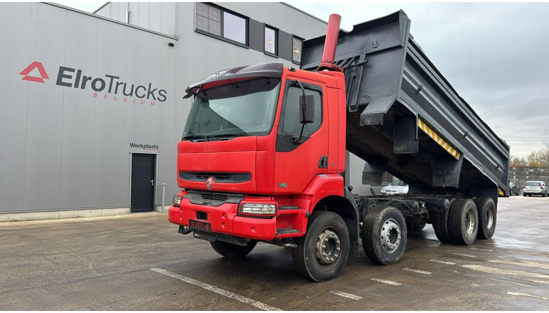 Renault Kerax 370 (LAMES / STEEL SUSP. / BIG AXLE / GRAND PONT / BOITE MANUELLE / MANUAL GEARBOX) - Camião basculante: foto 1 Renault Kerax 370 (LAMES / STEEL SUSP. / BIG AXLE / GRAND PONT / BOITE MANUELLE / MANUAL GEARBOX) - Camião basculante: foto 1