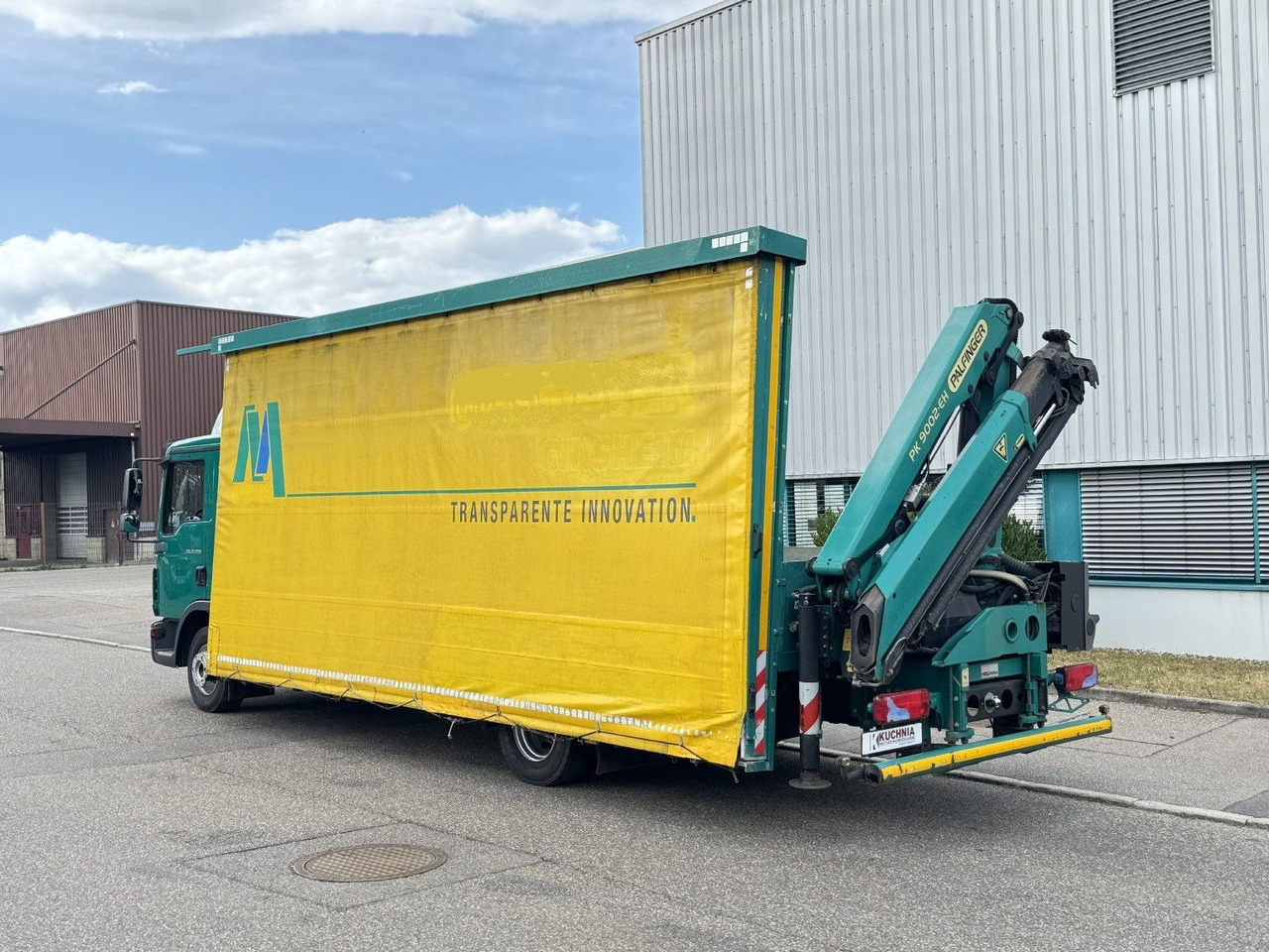 MAN TGL 12.250 Glastransport Kran PK9002 Funk Klima - Camião grua: foto 5 MAN TGL 12.250 Glastransport Kran PK9002 Funk Klima - Camião grua: foto 5