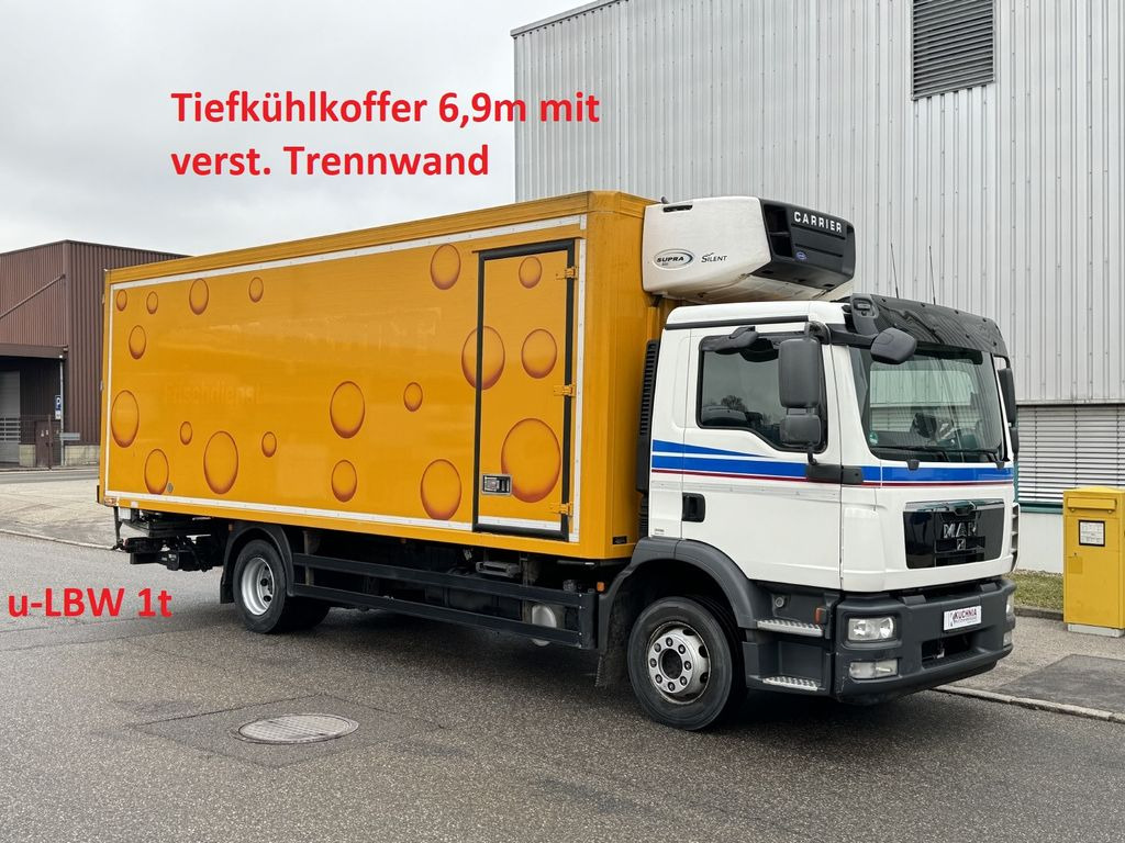 MAN TGM 12.250 Tiefkühlkoffer 6,9m SUPRA 850 LBW E5 - Camião frigorífico: foto 1 MAN TGM 12.250 Tiefkühlkoffer 6,9m SUPRA 850 LBW E5 - Camião frigorífico: foto 1