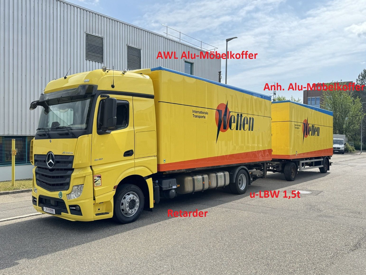 Mercedes-Benz Actros 1848 LL Gr.Haus AWL-Möbelkoffer uLBW - Camião furgão: foto 1 Mercedes-Benz Actros 1848 LL Gr.Haus AWL-Möbelkoffer uLBW - Camião furgão: foto 1