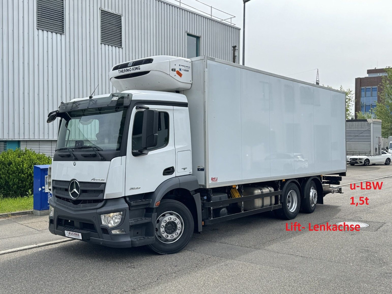 Mercedes-Benz Antos 2533L Kühlkoffer TK T-800R Lenkachse TOP - Camião frigorífico: foto 1 Mercedes-Benz Antos 2533L Kühlkoffer TK T-800R Lenkachse TOP - Camião frigorífico: foto 1