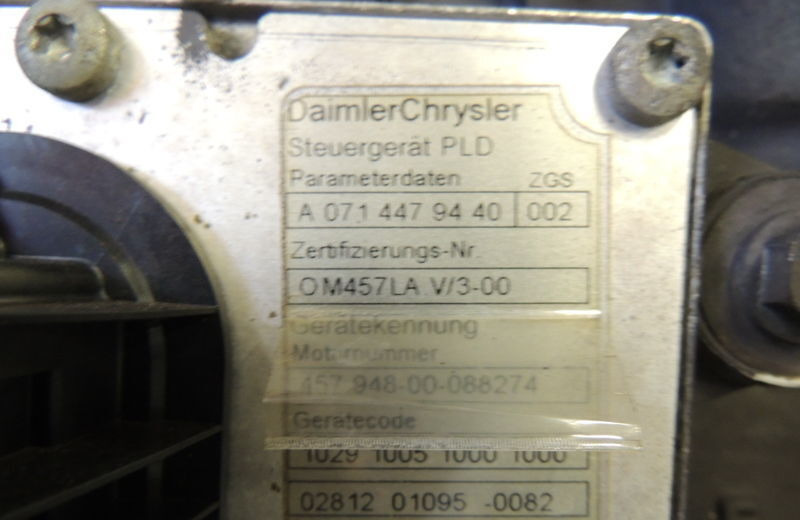 Mercedes-Benz OM457LA E5 for Mercedes-Benz AXOR truck for parts - Motor para Camião: foto 4 Mercedes-Benz OM457LA E5 for Mercedes-Benz AXOR truck for parts - Motor para Camião: foto 4