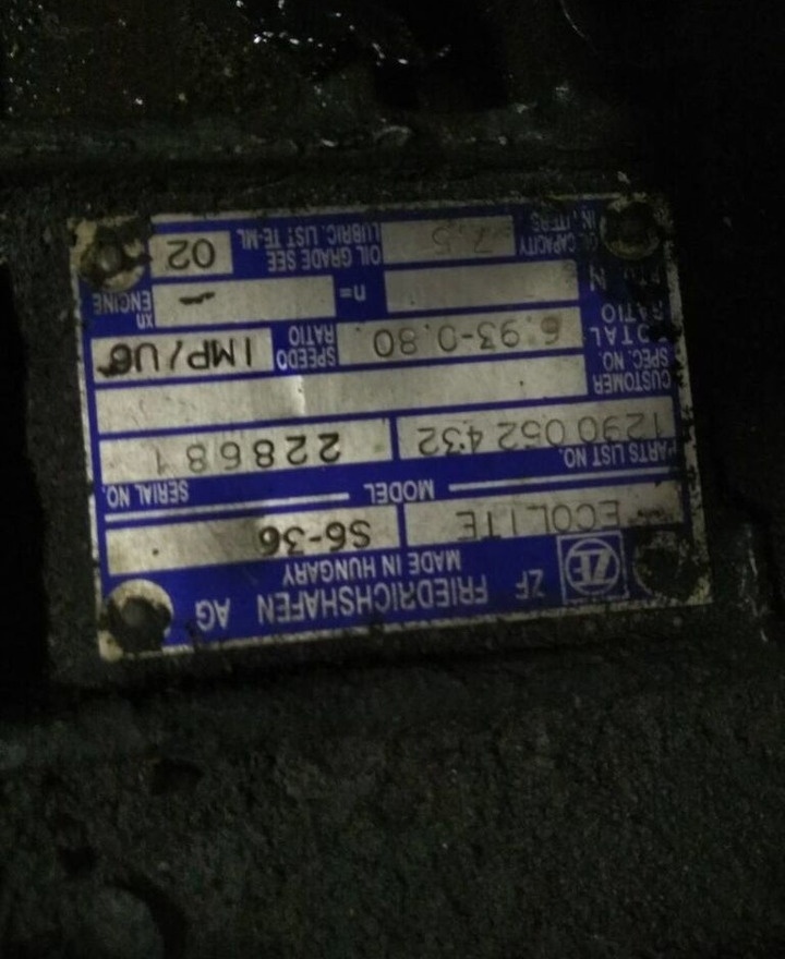 ZF 6S-36, 6S 36 MAN - Caixa de velocidade para Camião: foto 4 ZF 6S-36, 6S 36 MAN - Caixa de velocidade para Camião: foto 4