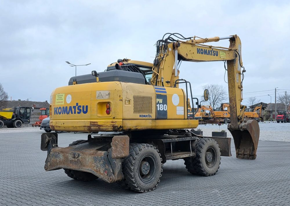Komatsu PW 180-7EO, 2007 ROK, PODPORY + PŁUG - Escavadeira de rodas: foto 4 Komatsu PW 180-7EO, 2007 ROK, PODPORY + PŁUG - Escavadeira de rodas: foto 4
