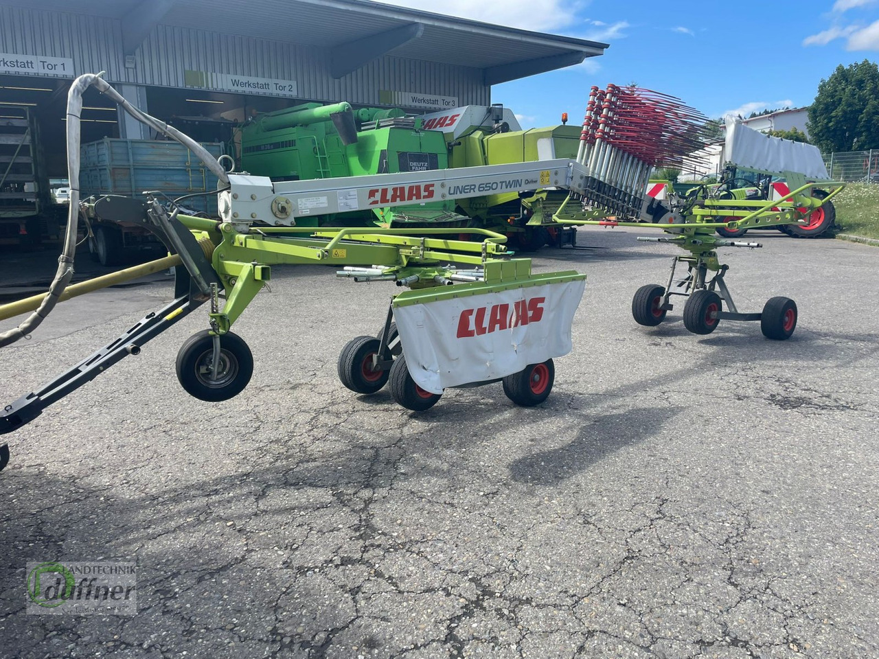 CLAAS Liner 650 Twin - Ancinho enleirador: foto 5 CLAAS Liner 650 Twin - Ancinho enleirador: foto 5