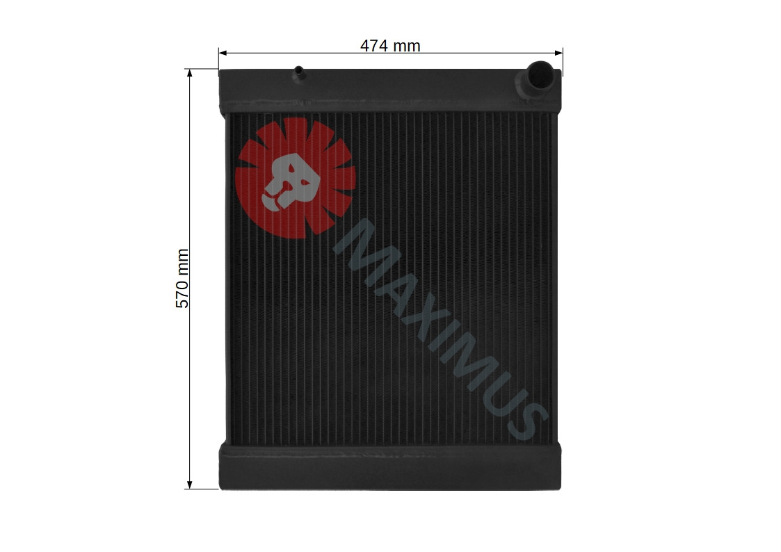 JCB 520LE 520-50LE 525LE 525-50LE - Radiador para Empilhador telescópico: foto 4 JCB 520LE 520-50LE 525LE 525-50LE - Radiador para Empilhador telescópico: foto 4