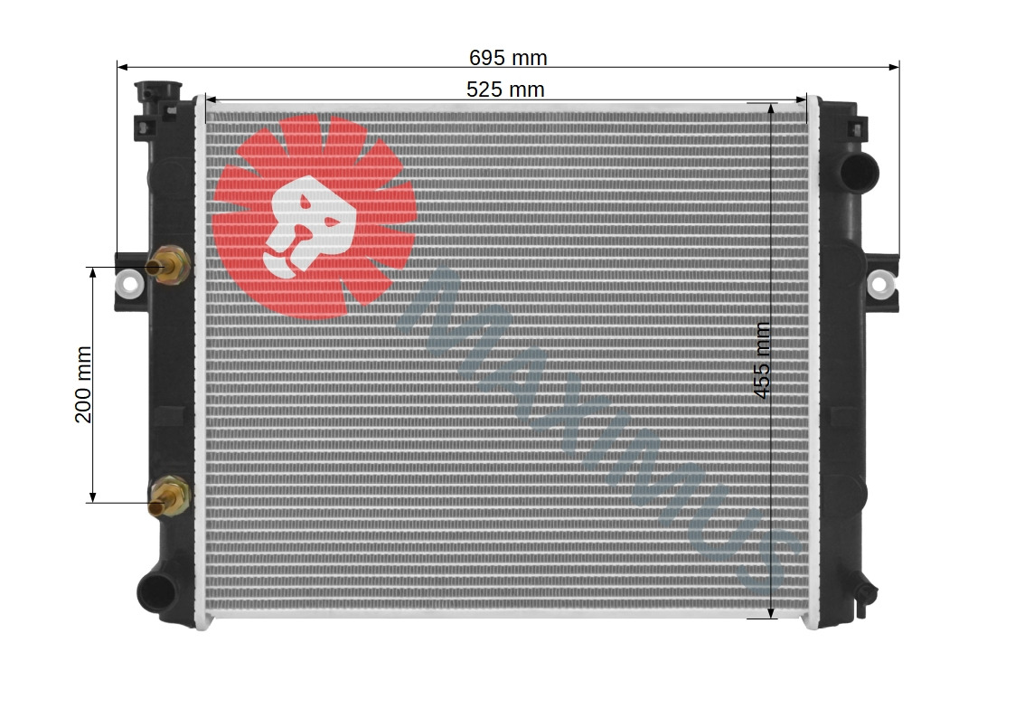 TOYOTA FORKLIFT WÓZEK WIDŁOWY - Radiador para Empilhador: foto 3 TOYOTA FORKLIFT WÓZEK WIDŁOWY - Radiador para Empilhador: foto 3