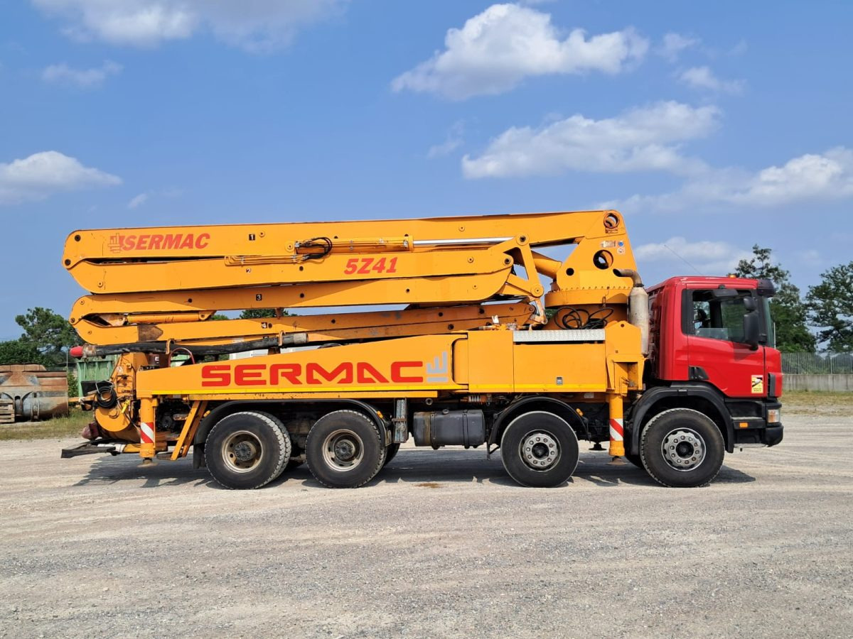 SCANIA P 114 380 SERMAC 5Z41 - Autobomba de betão: foto 1 SCANIA P 114 380 SERMAC 5Z41 - Autobomba de betão: foto 1