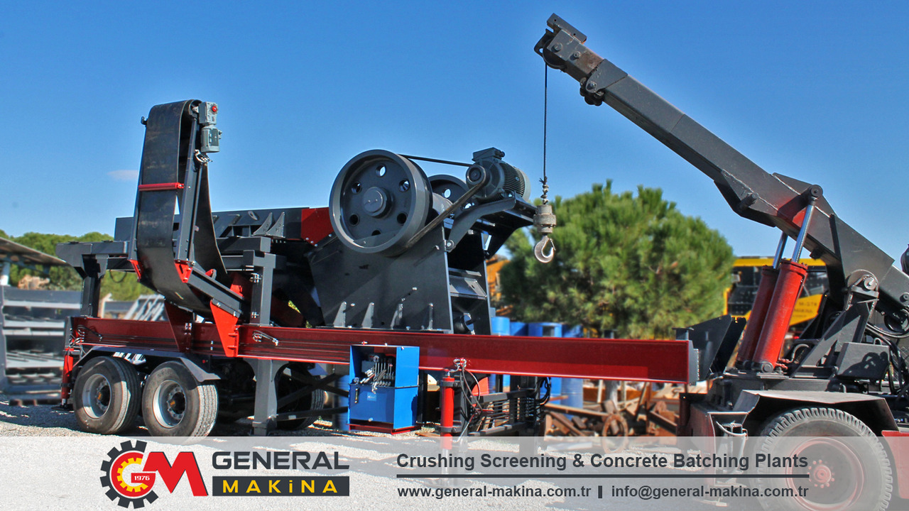 GENERAL MAKİNA Semi Mobile Crushing Plant - Britador de mandíbula: foto 4 GENERAL MAKİNA Semi Mobile Crushing Plant - Britador de mandíbula: foto 4