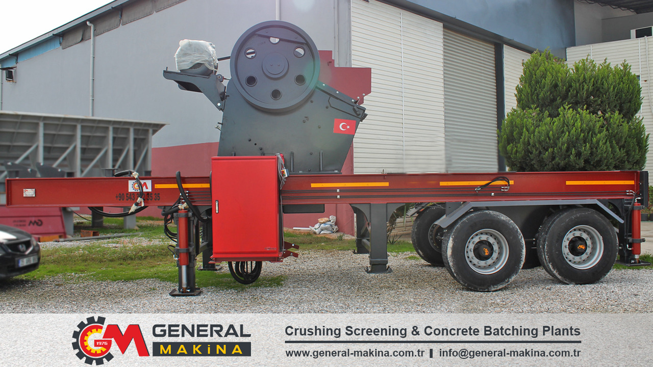 GENERAL MAKİNA Semi Mobile Crushing Plant - Britador de mandíbula: foto 4 GENERAL MAKİNA Semi Mobile Crushing Plant - Britador de mandíbula: foto 4