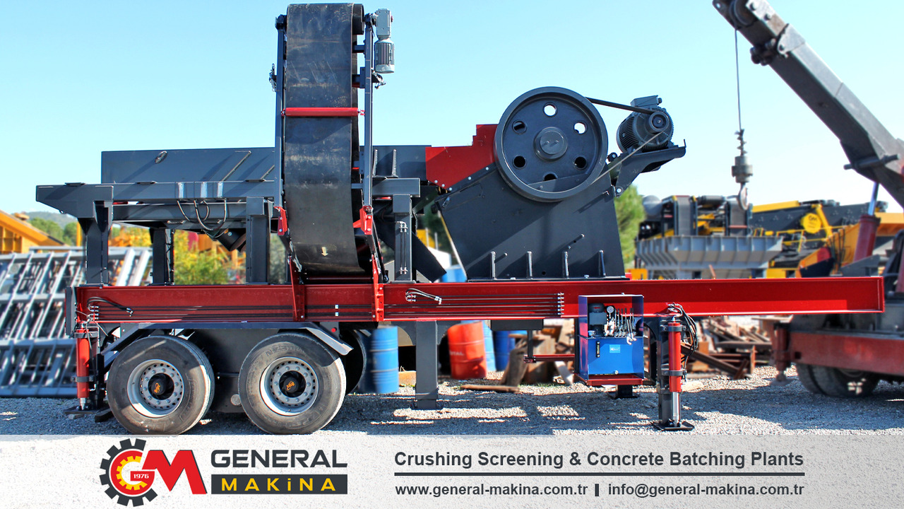 GENERAL MAKİNA Semi Mobile Crushing Plant - Britador de mandíbula: foto 1 GENERAL MAKİNA Semi Mobile Crushing Plant - Britador de mandíbula: foto 1