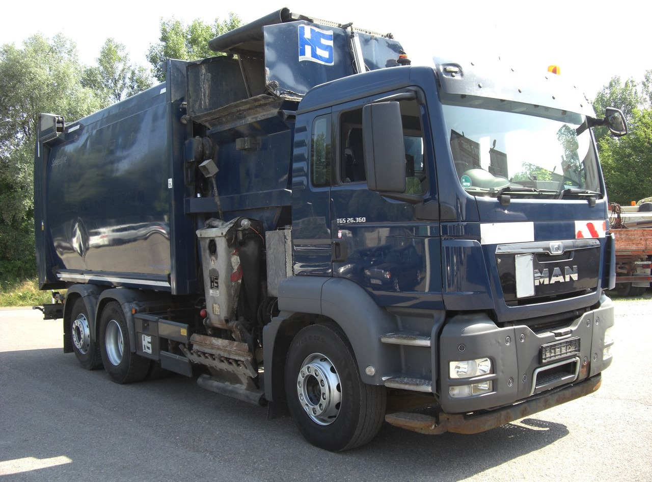 MAN 26360FNLL / SEITENLADER - Caminhão de lixo: foto 2 MAN 26360FNLL / SEITENLADER - Caminhão de lixo: foto 2