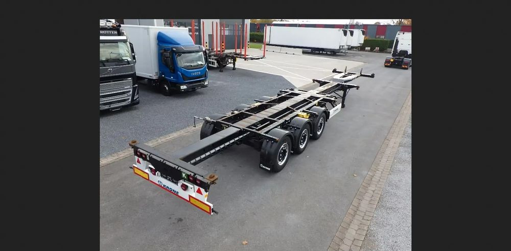 Krone Podkontenerowa - Semi-reboque transportador de contêineres/ Caixa móvel: foto 1 Krone Podkontenerowa - Semi-reboque transportador de contêineres/ Caixa móvel: foto 1