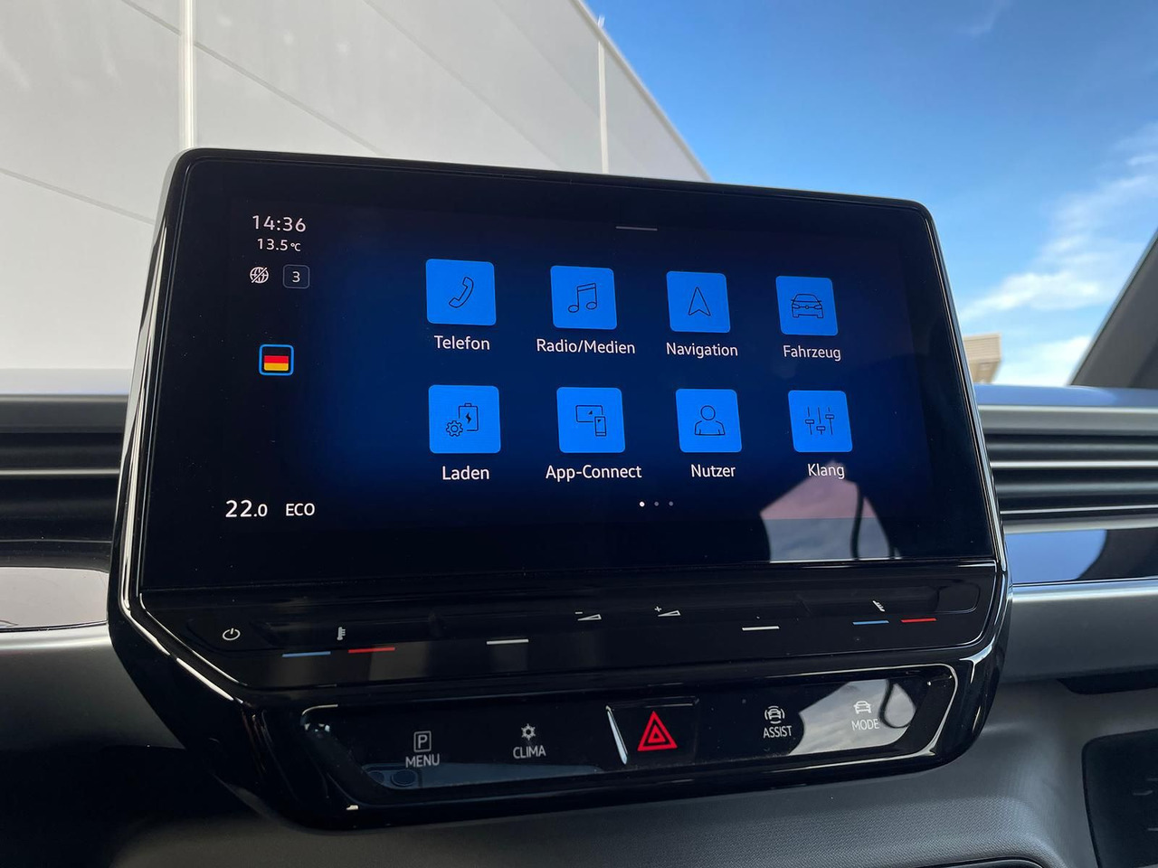 Furgão de passageiros, Carrinha elétrica Volkswagen ID.Buzz KW Fahrwerk LM Felgen KLIMA PDC ACC DAB: foto 30