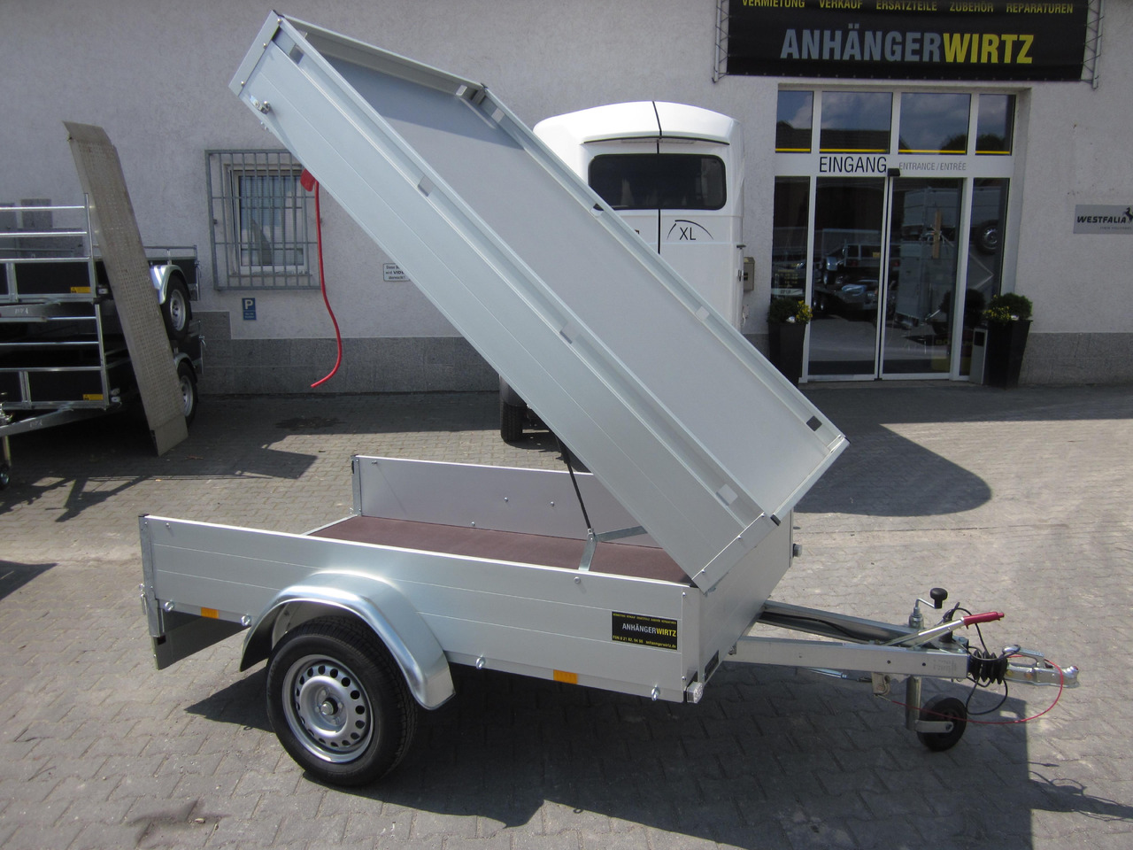 ALUBOXX Deckelanhänger GTB 1200 HT 251x126x48cm (S) 1160kg - Reboque para carros: foto 1 ALUBOXX Deckelanhänger GTB 1200 HT 251x126x48cm (S) 1160kg - Reboque para carros: foto 1