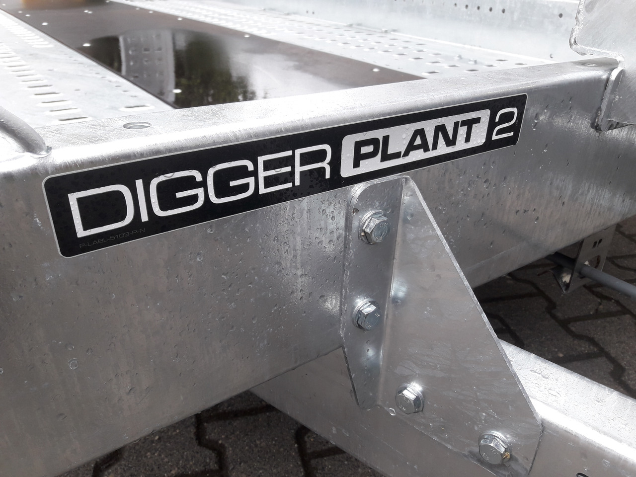 Reboque porta máquinas Brian James Digger Plant 543-3717-35-2 370x170cm 3500kg Rampen Reserverad 2736kg Nutzlast Aktion 24: foto 9