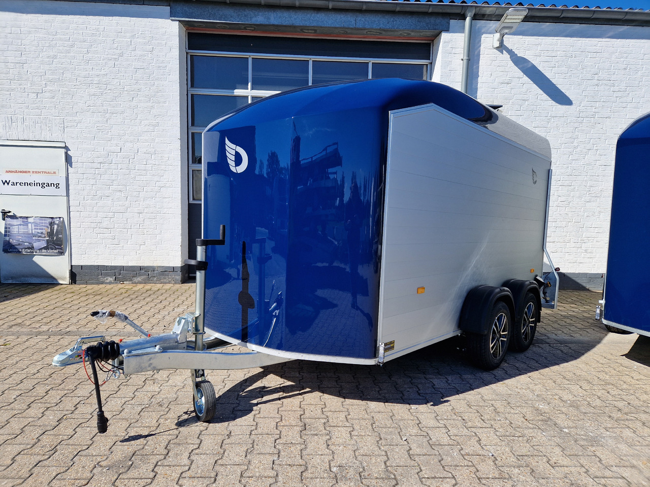 Reboque furgão Cargo Roadster 700 plus 375x180x200cm Alu Poly kingblue Seitentür Pullman 2600kg 100km/H Aktion: foto 8