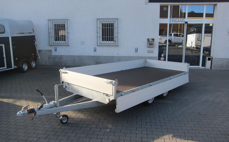 Hochlader 406x200x30cm 13" niedrig Fahrwerk (XL) 3500kg AKTION - Reboque plataforma/ Caixa aberta: foto 1 Hochlader 406x200x30cm 13" niedrig Fahrwerk (XL) 3500kg AKTION - Reboque plataforma/ Caixa aberta: foto 1