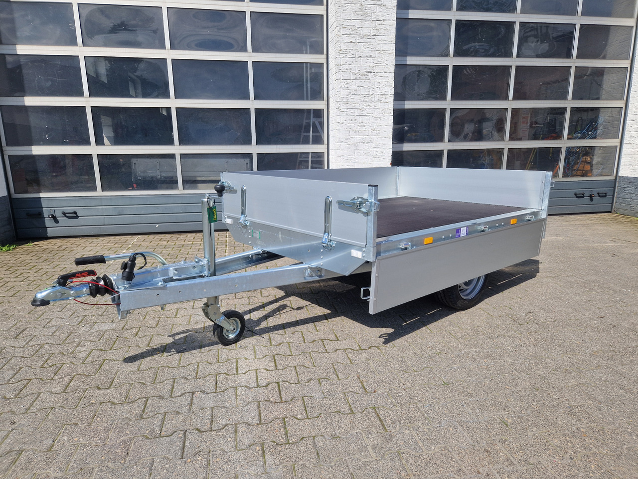 Reboque para carros Hochlader light 2014 GE 200x145x30cm niedrig Fahrwerk 13" (XS) 1500kg: foto 6