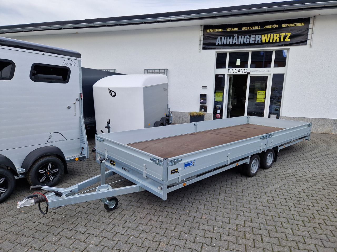 MEDAX 2-3500 611x223x30cm extrabreit niedrig Fahrwerk 12" (XXXL) 3500kg - Reboque plataforma/ Caixa aberta: foto 1 MEDAX 2-3500 611x223x30cm extrabreit niedrig Fahrwerk 12" (XXXL) 3500kg - Reboque plataforma/ Caixa aberta: foto 1