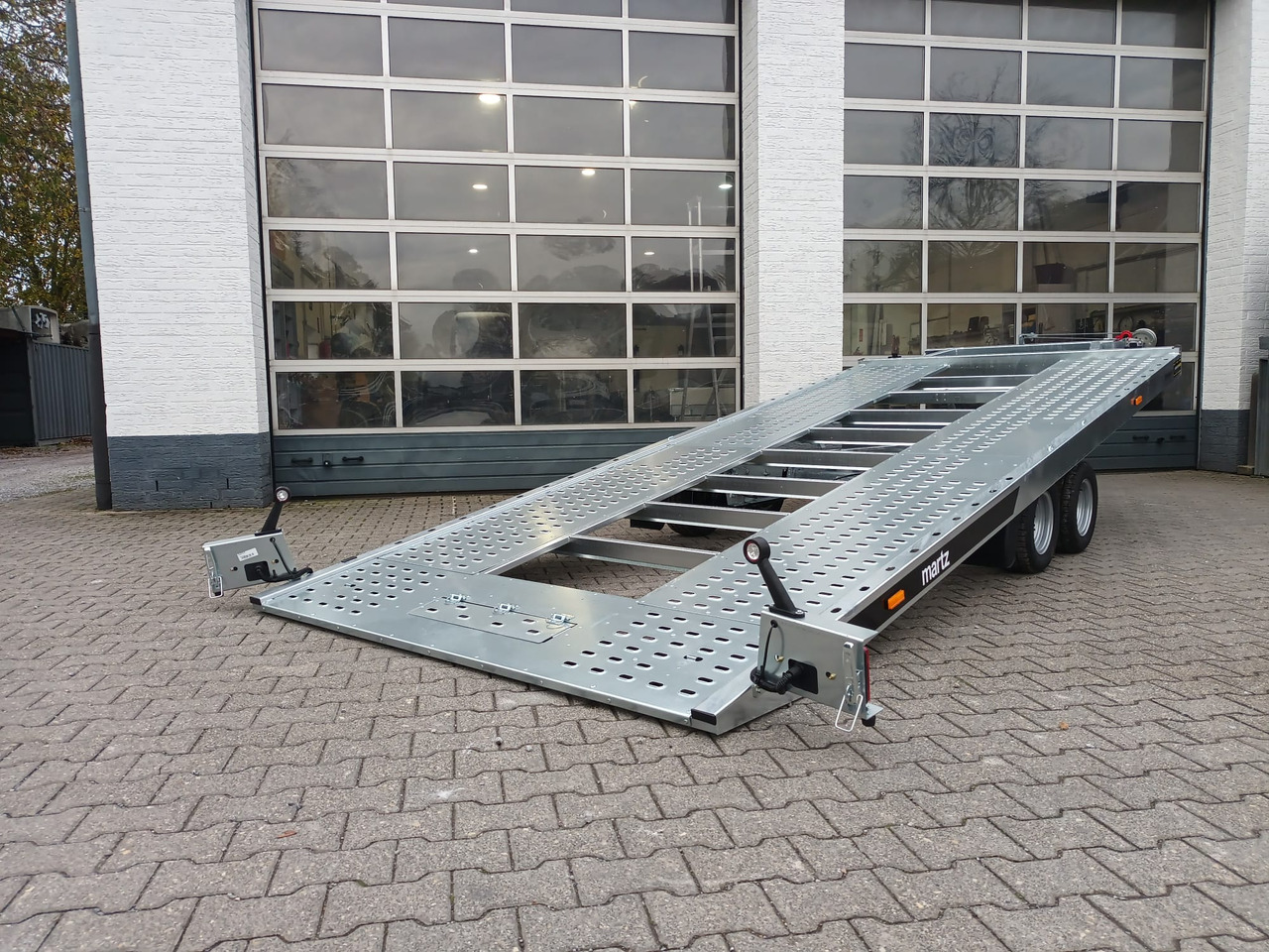 Reboque transporte de veículos Martz Cartrailer GT KIPP 480/2 3T 480x205cm Profi Lohr Stahl Winde 10" 3000kg 100km/H: foto 6