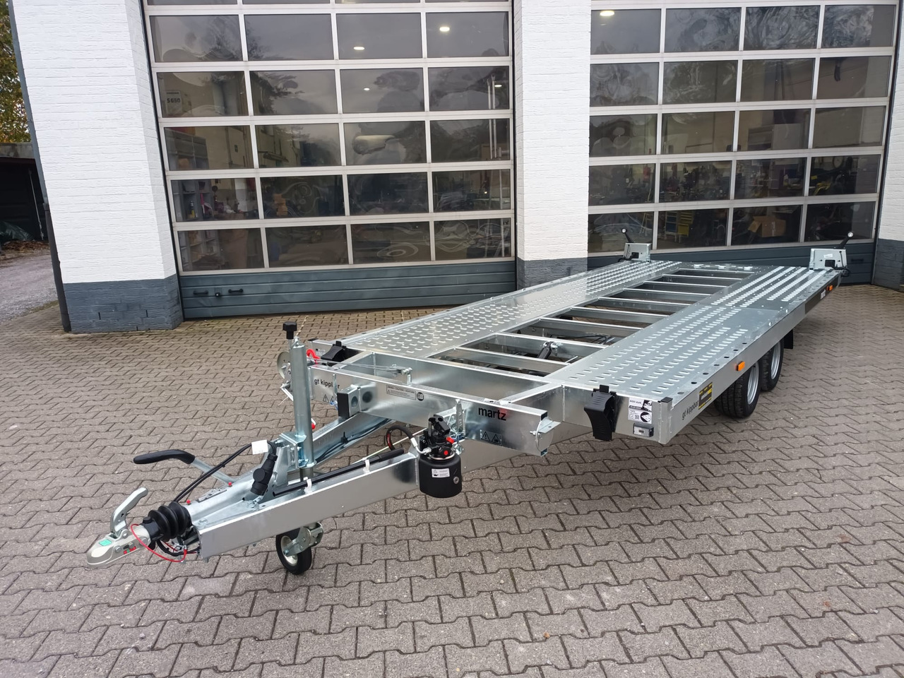 Reboque transporte de veículos Martz Cartrailer GT KIPP 480/2 3T 480x205cm Profi Lohr Stahl Winde 10" 3000kg 100km/H: foto 19