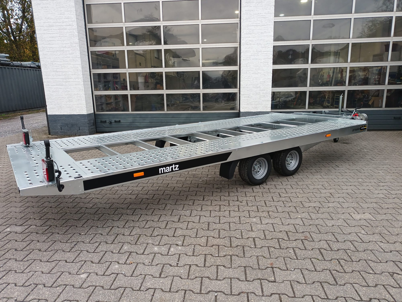 Reboque transporte de veículos Martz Cartrailer GT KIPP 480/2 3T 480x205cm Profi Lohr Stahl Winde 10" 3000kg 100km/H: foto 7