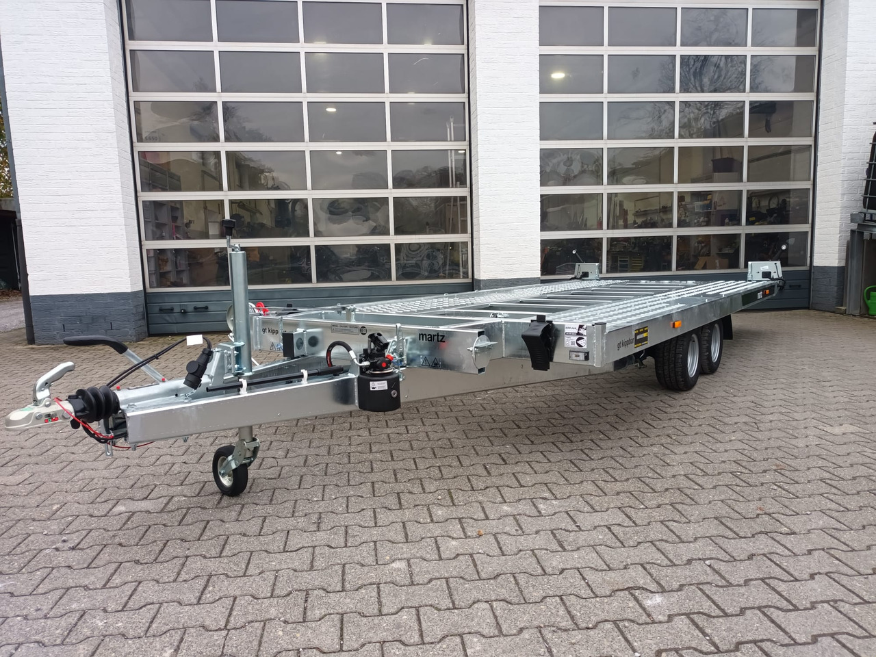 Reboque transporte de veículos Martz Cartrailer GT KIPP 480/2 3T 480x205cm Profi Lohr Stahl Winde 10" 3000kg 100km/H: foto 12