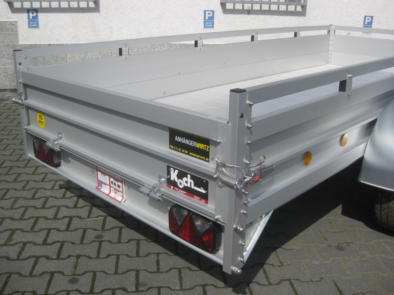 PKW Anhänger Koch Aluline+ 350x150x44cm ALUBODEN (L) 2600kg - Reboque para carros: foto 4 PKW Anhänger Koch Aluline+ 350x150x44cm ALUBODEN (L) 2600kg - Reboque para carros: foto 4