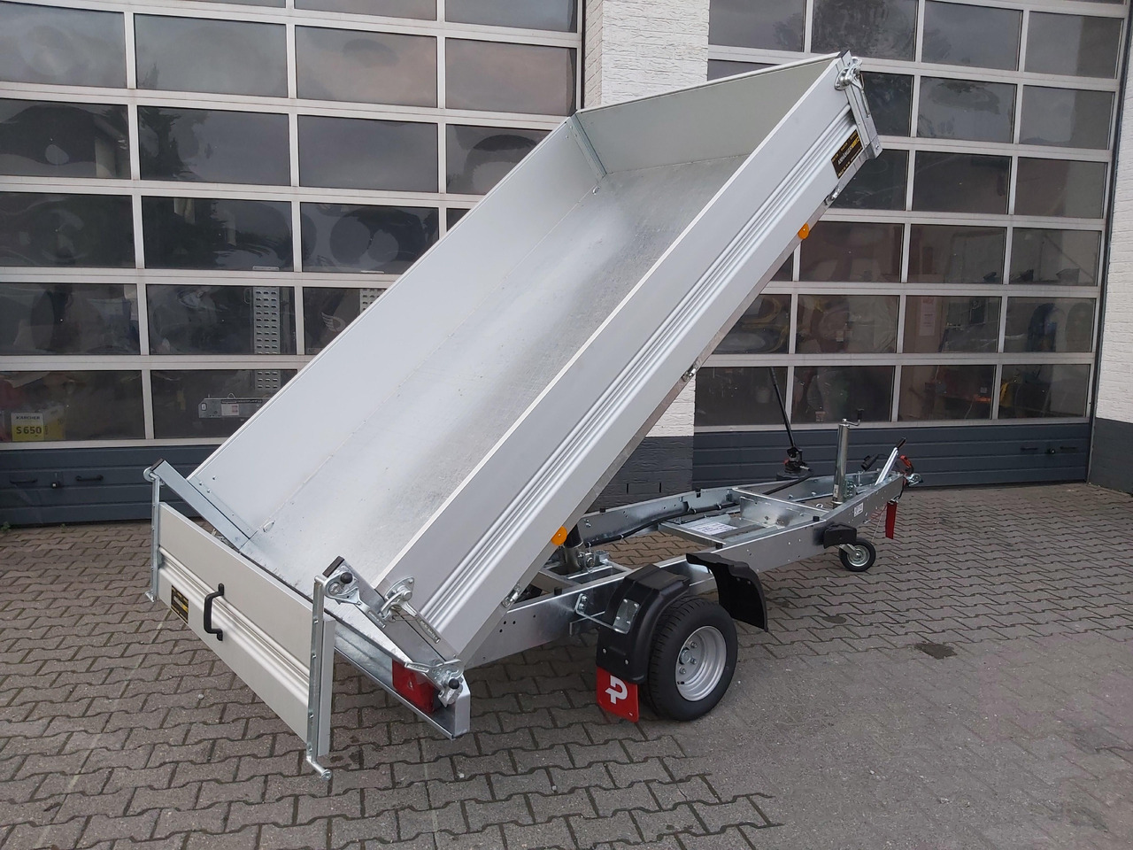 Pongratz Kipper RK 2600/15 G-AL 260x151x36cm Stahlboden Pendelklappe 10" 1500kg Aktion - Reboque basculante: foto 5 Pongratz Kipper RK 2600/15 G-AL 260x151x36cm Stahlboden Pendelklappe 10" 1500kg Aktion - Reboque basculante: foto 5