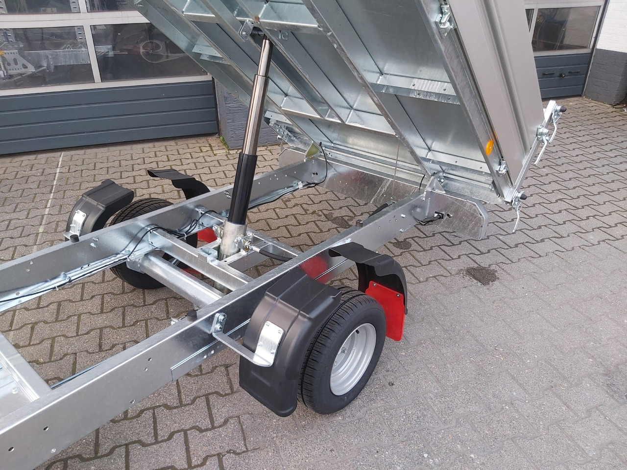 Pongratz Kipper RK 2600/15 G-AL 260x151x36cm Stahlboden Pendelklappe 10" 1500kg Aktion - Reboque basculante: foto 3 Pongratz Kipper RK 2600/15 G-AL 260x151x36cm Stahlboden Pendelklappe 10" 1500kg Aktion - Reboque basculante: foto 3