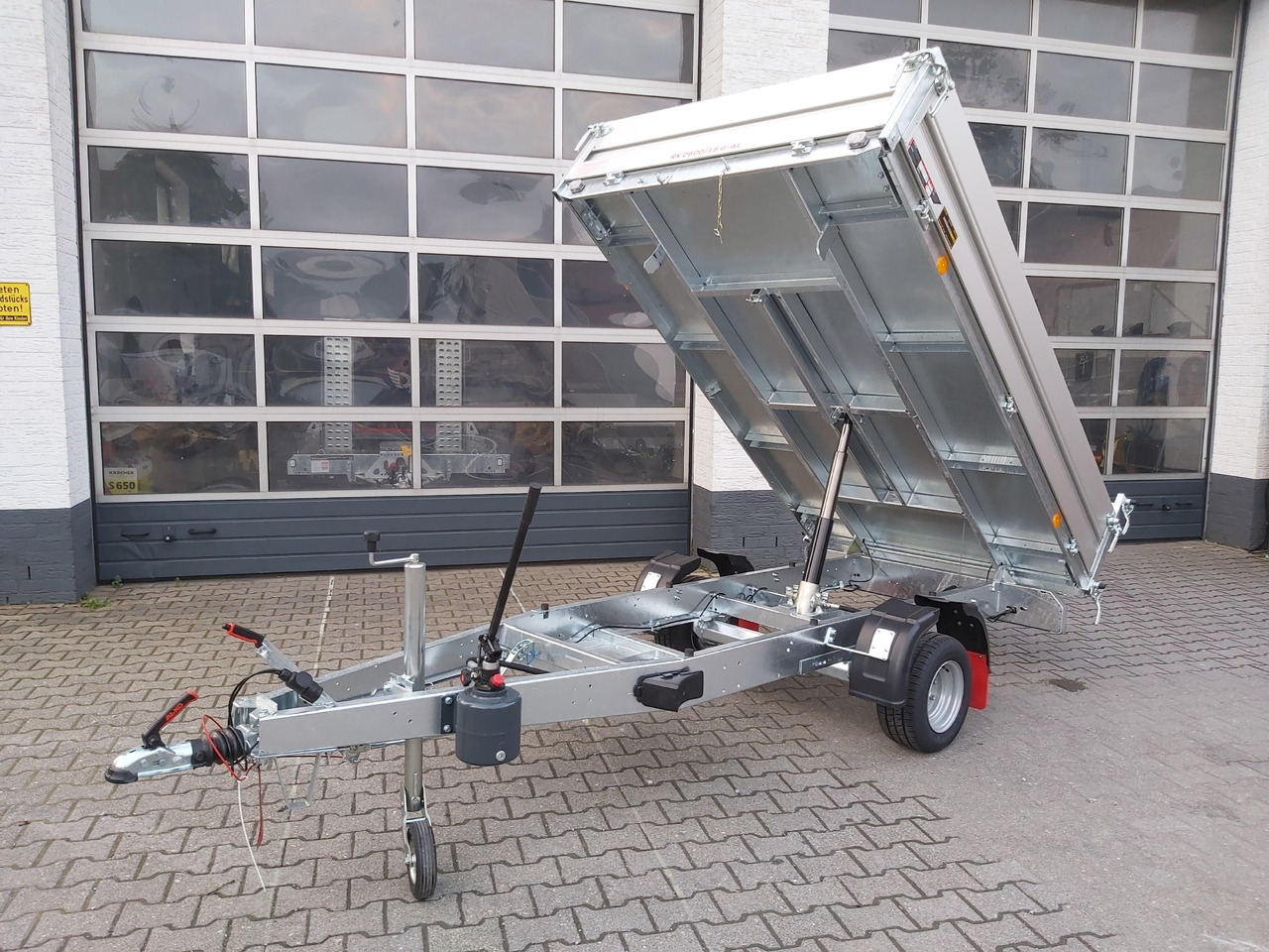 Pongratz Kipper RK 2600/15 G-AL 260x151x36cm Stahlboden Pendelklappe 10" 1500kg Aktion - Reboque basculante: foto 1 Pongratz Kipper RK 2600/15 G-AL 260x151x36cm Stahlboden Pendelklappe 10" 1500kg Aktion - Reboque basculante: foto 1