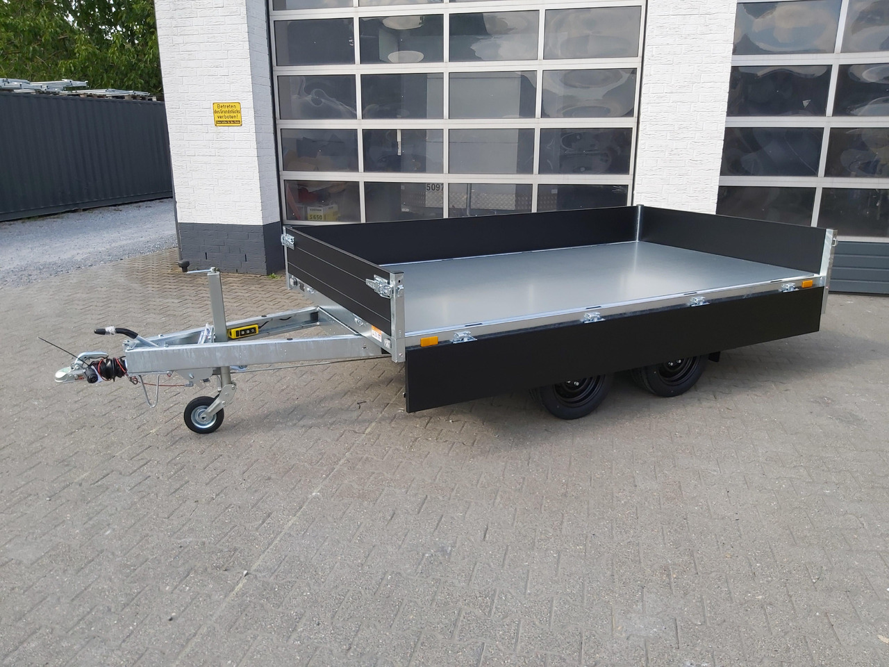 Reboque basculante Saris Kipper K1 306 170 2700 2 E 306x170x30cm black Edition Elektro (M) 2700kg Online Aktion: foto 7