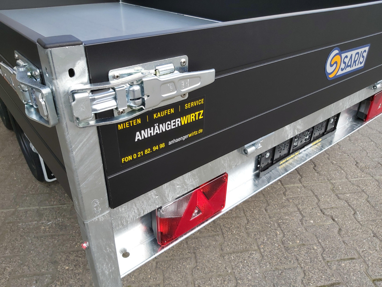 Reboque basculante Saris Kipper K1 306 170 2700 2 E 306x170x30cm black Edition Elektro (M) 2700kg Online Aktion: foto 8