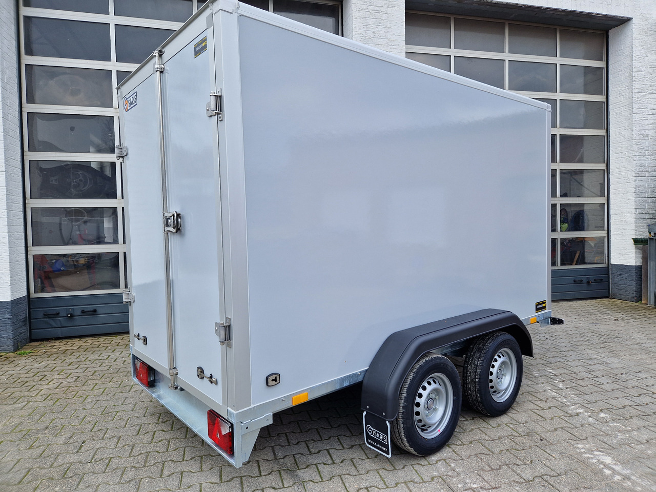 Reboque furgão Saris Koffer GO 306 154 180 2000 2 306x154x180cm GFK grau (M) 2000kg Modell 2023: foto 17