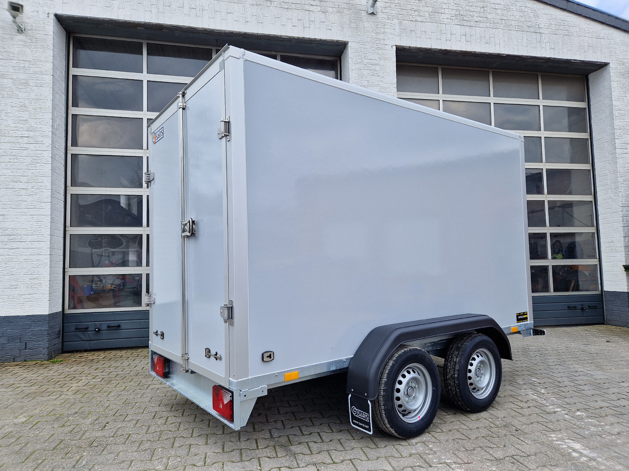 Reboque furgão Saris Koffer GO 306 154 180 2000 2 306x154x180cm GFK grau (M) 2000kg Modell 2023: foto 23