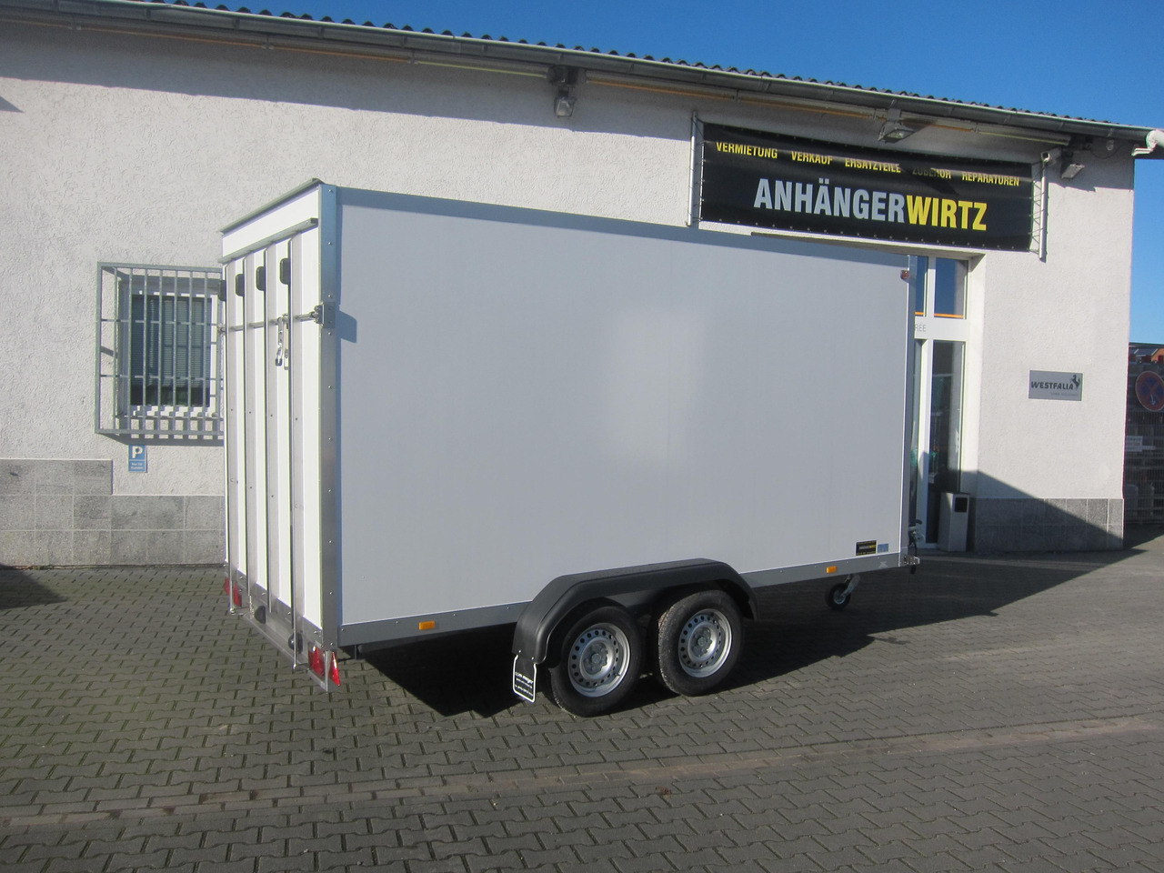 WM Meyer Koffer AZ 2740/185 S35 + Heckrampe 401x185x205cm (XL) 2700kg Januar Aktion Modell 2024 - Reboque furgão: foto 4 WM Meyer Koffer AZ 2740/185 S35 + Heckrampe 401x185x205cm (XL) 2700kg Januar Aktion Modell 2024 - Reboque furgão: foto 4