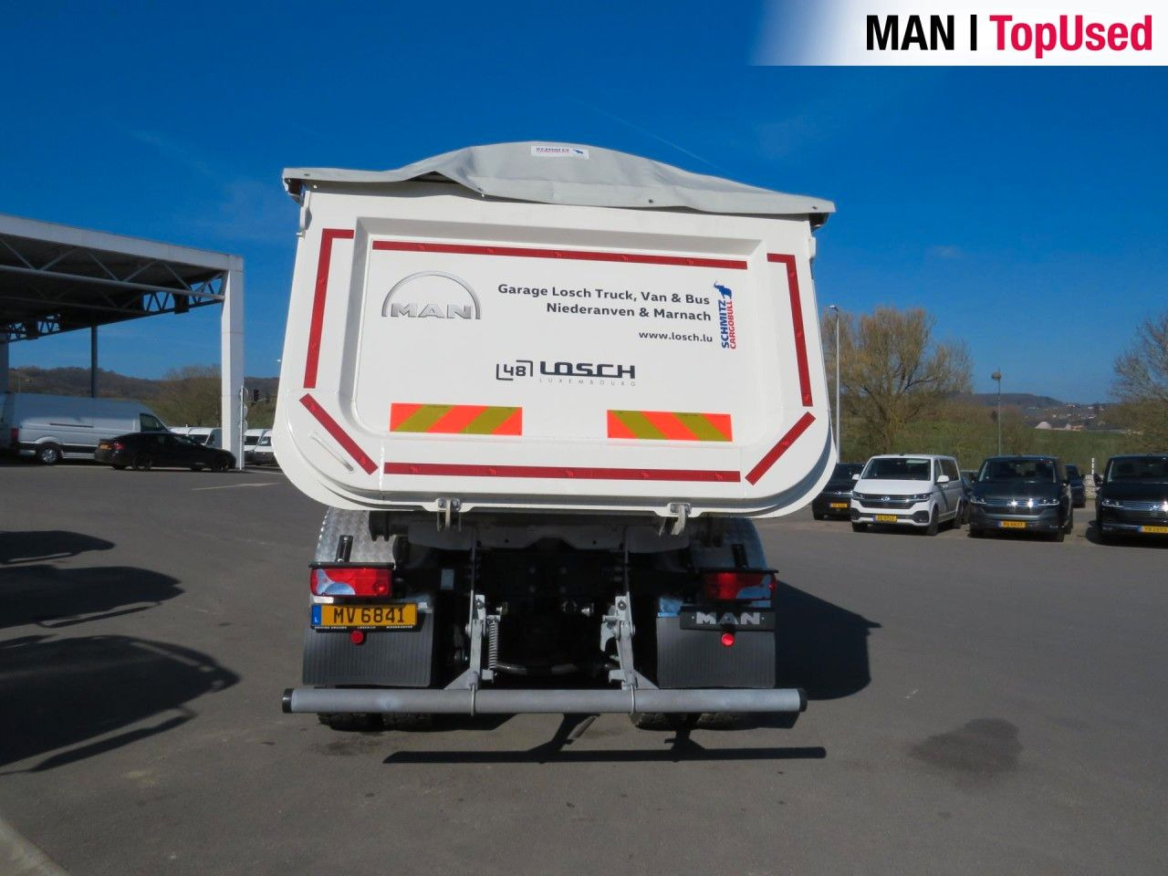 MAN TGS 41.480 8x4 BB CH Schmitz Muldenkipper - Camião multibenne: foto 4 MAN TGS 41.480 8x4 BB CH Schmitz Muldenkipper - Camião multibenne: foto 4