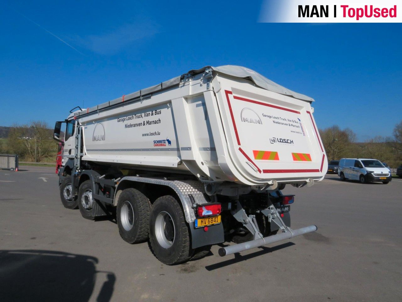 MAN TGS 41.480 8x4 BB CH Schmitz Muldenkipper - Camião multibenne: foto 3 MAN TGS 41.480 8x4 BB CH Schmitz Muldenkipper - Camião multibenne: foto 3